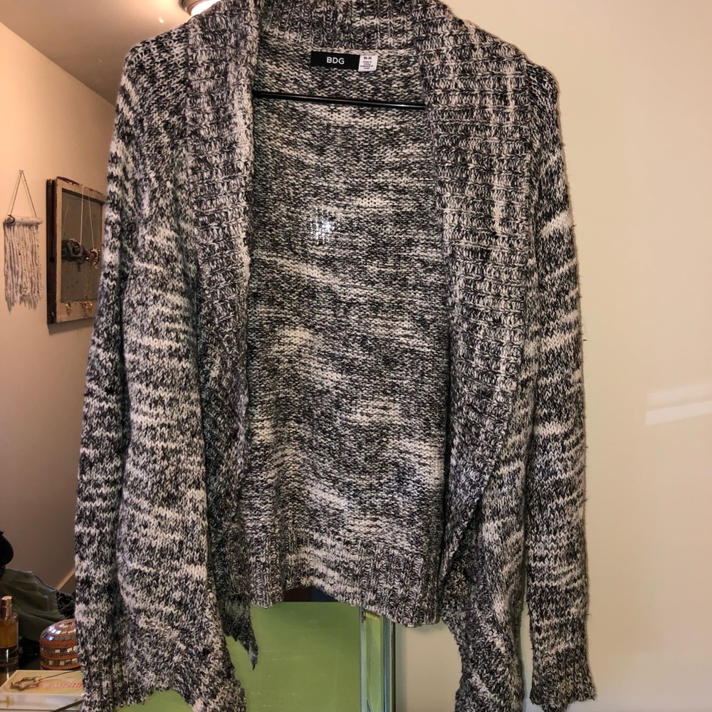 BDG Grey Knit Cardigan